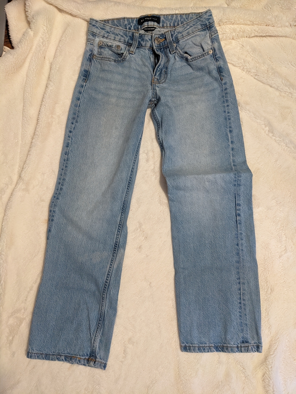 Light Blue Women's Straight Leg Jeans